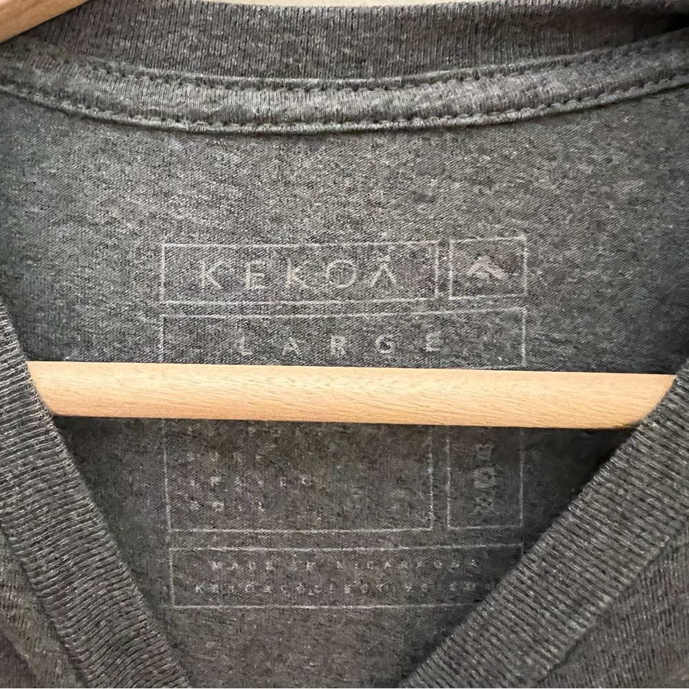 Kekoa Collective Gray T-shirt Size Large - Picture 4 of 4